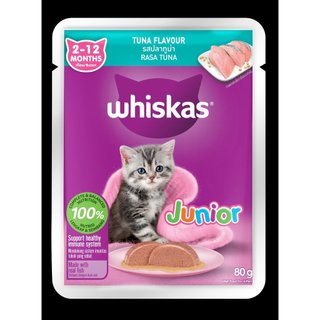 28 gói sốt dành cho mèo con whiskas junior 80gr