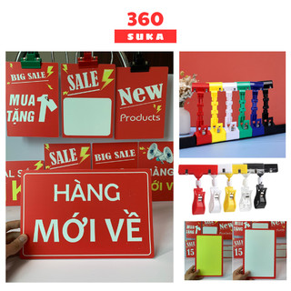 Bảng giảm giá, bảng sale và kẹp bảng sale đa dạng mẫu mã màu sắc - Suka 360