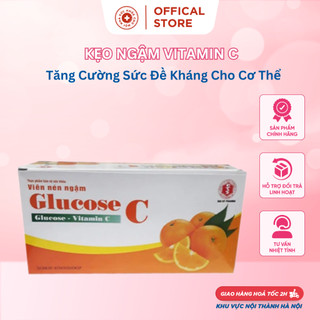 Kẹo Ngậm Vitamin C Gói 20 Viên Glucose C, Tăng Cường Sức Đề Kháng Cho Cơ Thể