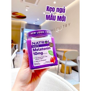 Kẹo Ngủ Melatonin Gummies Natrol 10mg - Hỗ trợ giấc ngủ tự nhiên