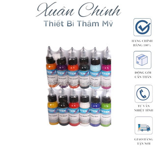 Bộ mực xăm intenze 7 màu - tattoo