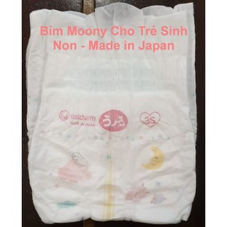 Bỉm Dán Moony 3S Dành Cho Trẻ Sinh Non - Bịch 30 miếng