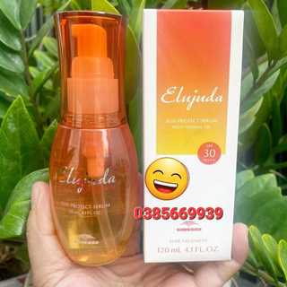 TINH DẦU DƯỠNG TÓC CHỐNG NẮNG  MILBON ELUJUDA SUN TREATMENT EMULSION - SERUM SPF 30 PA+++ 120ML