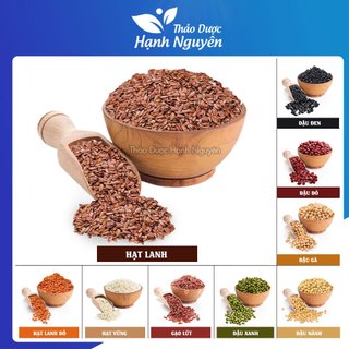 Hạt lanh nâu Canada 100g, hạt lanh làm sữa hạt, ủ tóc, đắp mặt - Thảo Dược Hạnh Nguyên
