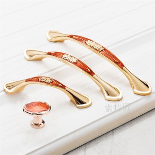 Tay nắm tủ màu cam nhiều size