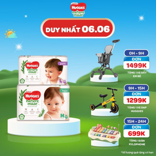 [KÈM 🎁] Tả dán/tả quần CHÍNH HÃNG Huggies Platinum Nature Made