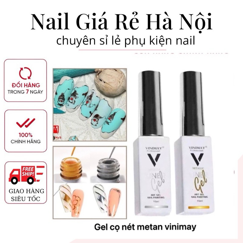 Gel Cọ Nét Metan Vinimay-Vẽ Móng Nail