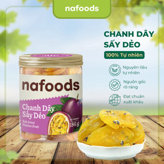 Chanh dây sấy dẻo nafoods hũ 186g