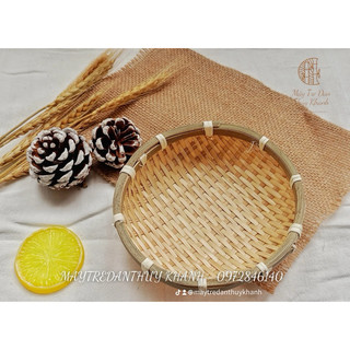 Rá tre rổ tre tí trang trí rổ rá đựng hạt hướng dương