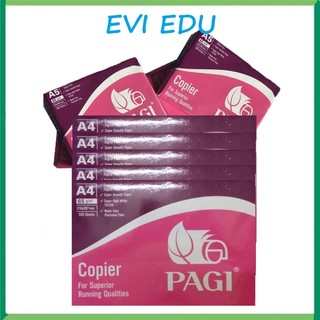 Set 5 ram giấy in giấy photo pagi hồng đl65 - 500 tờ/ream. giá đã bao gồm thuế vat