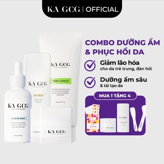 Bộ sản phẩm chăm sóc dưỡng ẩm và phục hồi da sâu, hỗ trợ cấp ẩm giúp mờ thâm nám hiệu quả KA GCG