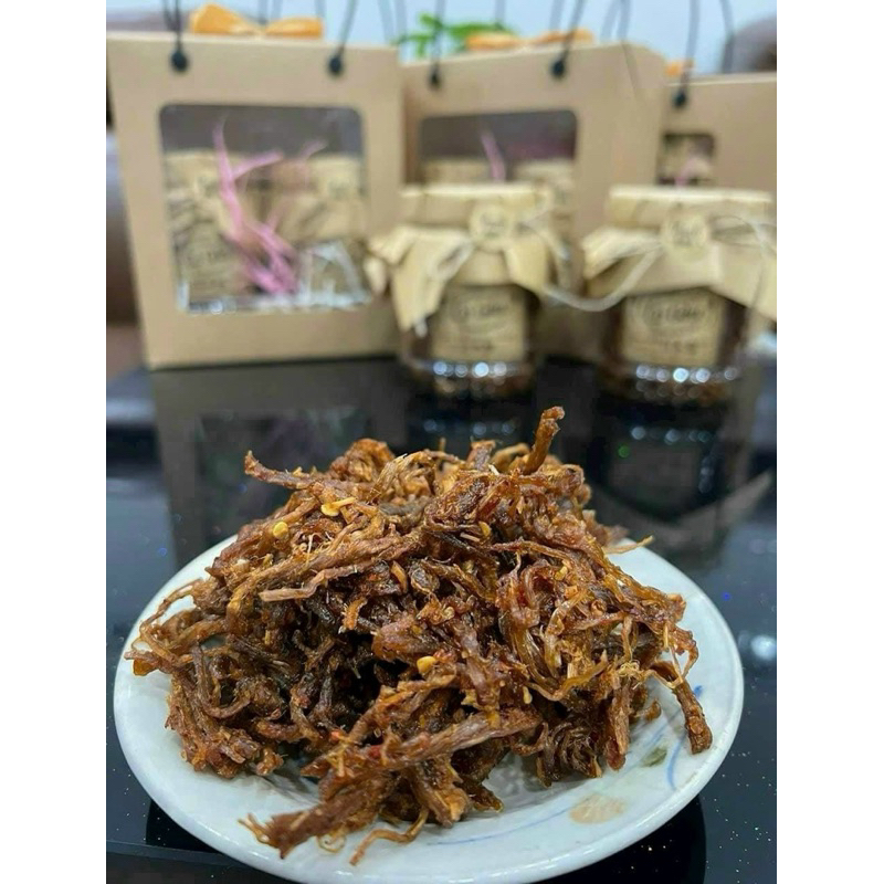 Khô Bò xé sợi tẩm vị ăn liền Cỏ Gấu