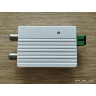 1 cái thu quang CATV trong nhà, mini node quang, bộ chuyển quang 2 ngõ RF, OR-18D, DC5v, vỏ nhựa