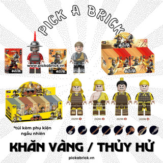 Minifigures Tam Quốc Lính Khăn vàng / Lính Thủy Hử - Đồ chơi lắp ráp xếp hình PAB minifigure gacha lính tam quốc