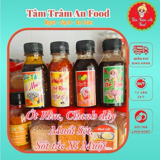 Sốt tắc/ sốt tắc nhản xanh/ sốt chanh dây/ ớt rim/ sốt me 100ml ~140g