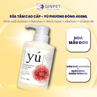 Sữa tắm dành cho chó mèo | sữa tắm yu siêu thơm | 400ml