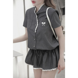 Set Jump Nơ Kẻ Phối Ren MPB
