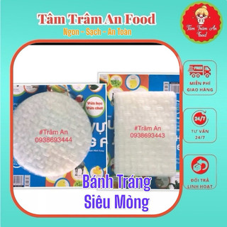 1kg bánh tráng SIÊU MỎNG tròn/vuông loại I ngon