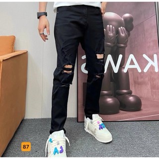 Quần jean nam rách thời trang  có size đại ạ