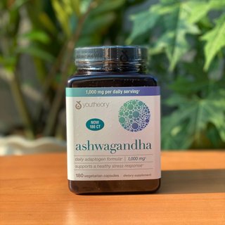 Viên uống nhân sâm ấn độ ashwagandha youtheory 180 viên