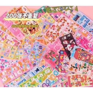 100 tấm sticker dán hoạt hình random sticker trang trí hoạt hình