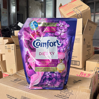 Nước Xả Vải Comfort Hương Nước Hoa Thiên Nhiên Bella 3.1L( mầu tím)