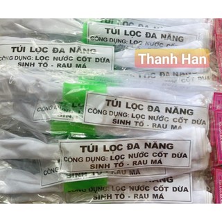 Túi Lọc Rau Má, Nước Cốt Dừa
