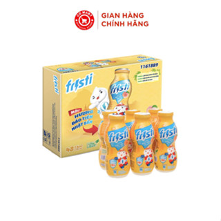 Thùng 48 chai sữa chua uống Fristi hương đào (80ml/chai)