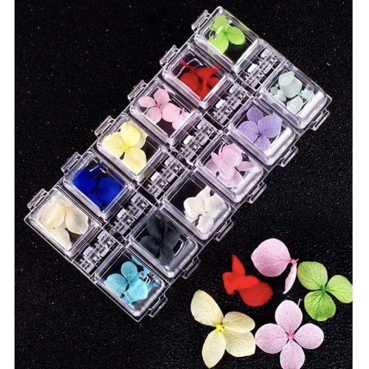 Hoa khô ẩn nail siêu xinh