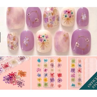 Hoa khô ẩn nail siêu xinh