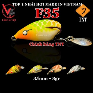 NHÁI HƠI F35 CÂU LURE CÁ LÓC CỰC NHẠY, BODY NHỎ CÂU CÁ LÓC TỰ NHIÊN, CÁ NHỎ. KHOÁ SOLID, LƯỠI TITAN. Caucaviet