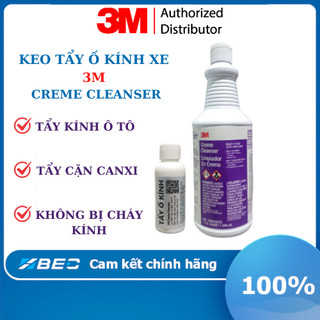 Tẩy ố kính ô tô 3M Creme Cleanser Limpiador En Crema - Chiết lẻ 100ml - 3M CHÍNH HÃNG