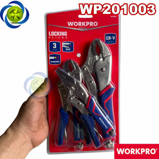 Bộ kìm bấm 3 chi tiết workpro wp201003 có bọc nhựa