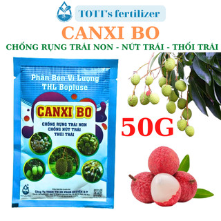 Canxi Bo Chống Rụng Nụ Hoa, Trái Non, Nứt Trái Dạng Gói 50G TOTT's fertilizer