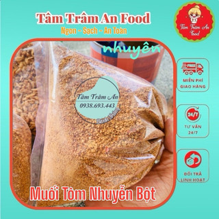 500g muối tôm nhuyễn bột trộn banh tráng bánh tráng phơi sương