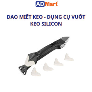 Dụng cụ vuốt mạch và làm sạch keo Silicon đa năng | Dao miết keo Silicon