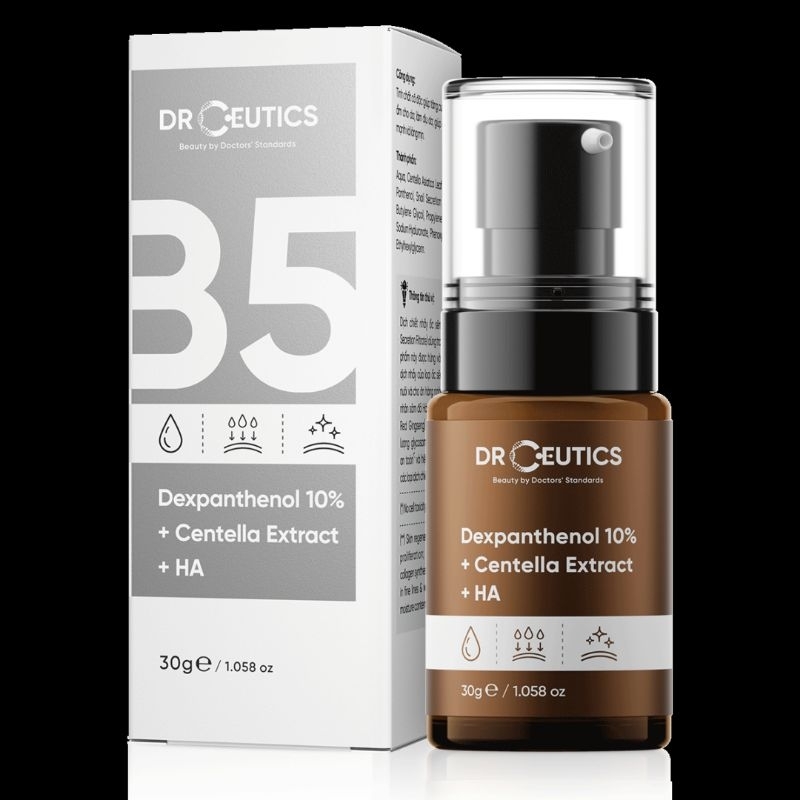 Drceutics Serum B5   10% Cấp Ẩm , Làm Dịu Da (Dexpanthenol 10% +Centella Extract + HA )(30g_100g)