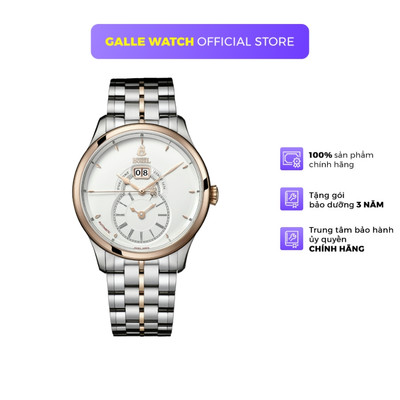 Đồng hồ cơ nam Ernest Borel GBR8880T5-281 mặt kính Sapphire, chống nước 5 ATM, Chronometer, dây thép đeo tay, chính hãng