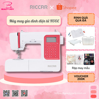 Máy may Điện tử RICCAR H50E - Thương hiệu Nhật Bản - Hàng Chính Hãng