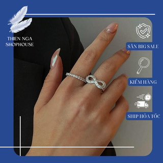 Trang sức Swarovski, nhẫn vô cực HYPERBOLA tinh tế fullbox_thien_nga_viet_nam