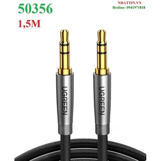 Cáp âm thanh audio aux 3.5mm dương dương trs dài 1,5m ugreen 50356 cao cấp