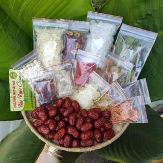 Set chè dưỡng nhan 500g đủ 14 vị