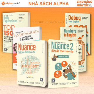 Lẻ/combo sách: nuance 50 sắc thái từ + nuance 2 50 sắc thái câu +top 1500 +1001 lỗi t.a +1 ngày 5 cụm 6 từ +cách nói số