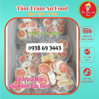 Bánh pia mini đậu xanh sầu riêng