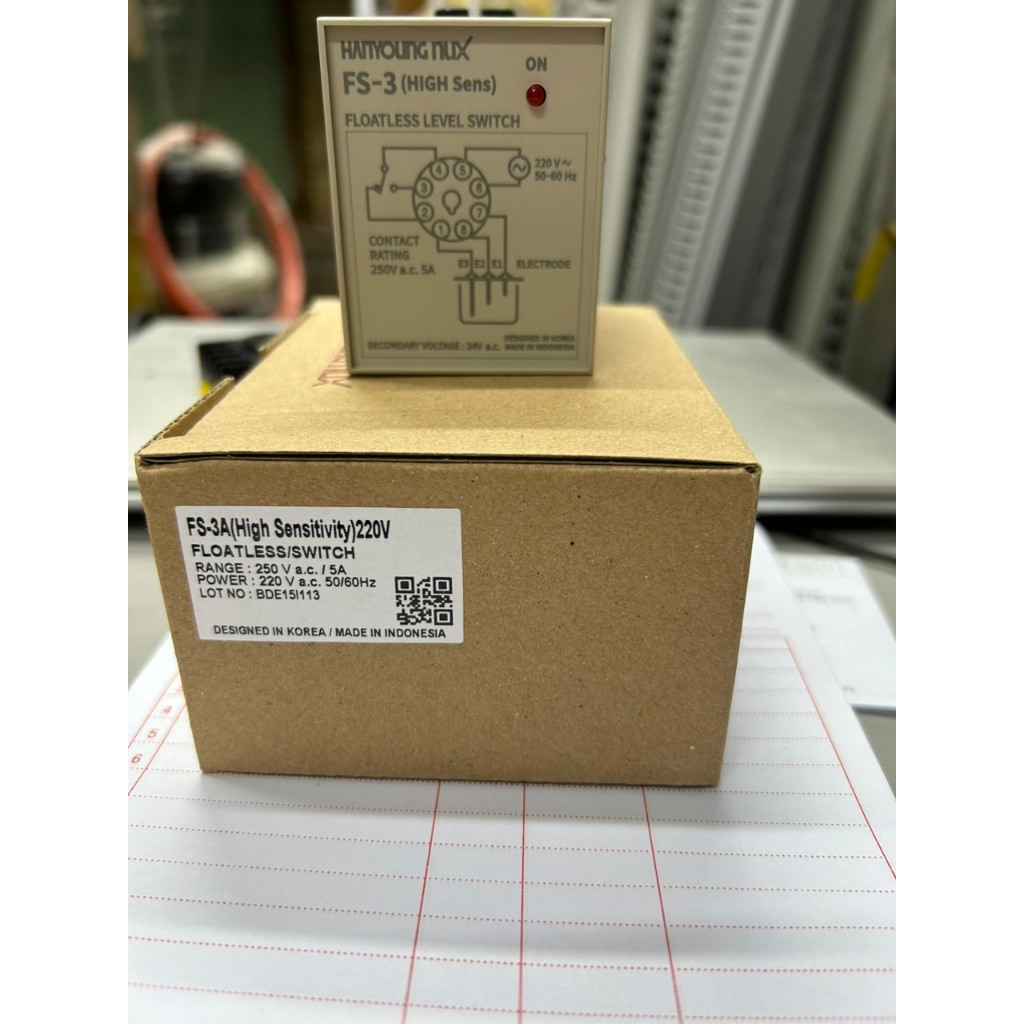 RƠLE ĐIỀU KHIỂN MỰC NƯỚC HANYUONG NUX FS-3