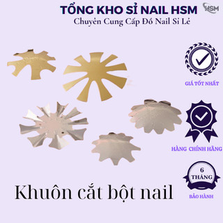 Khuôn cắt bột nail - Khuôn Inox cắt bột hình Oval, Tròn, Nhọn - Fren cắt bột - Phụ kiện đồ nail