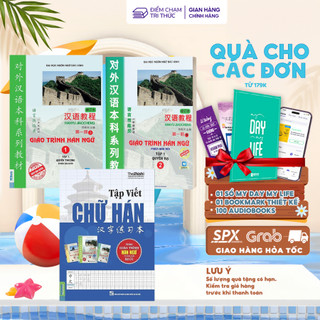 Combo sách giáo trình hán ngữ tập 1 và tập viết chữ hán theo giáo trình - mcbooks