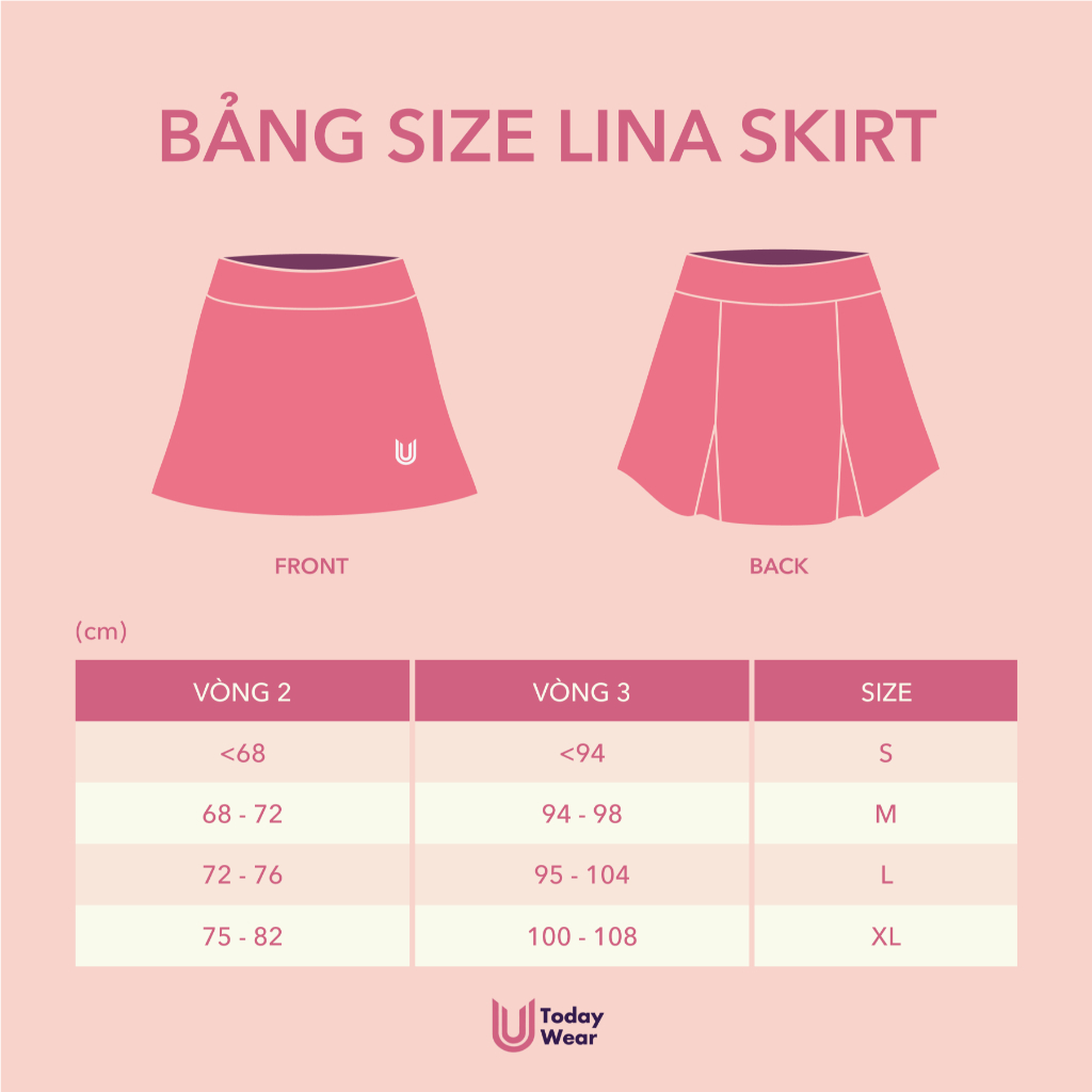 Set bộ đồ thể thao nữ áo Lia Top đen mix chân váy Lina Skirt trắng Today U Wear cầu lông tennis pickleball bóng bàn | BigBuy360 - bigbuy360.vn
