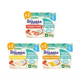 Sữa chua dừa Bledina, Nestle, Babybio Pháp cho bé từ 6 tháng. Date 2025 - Sweet Baby House