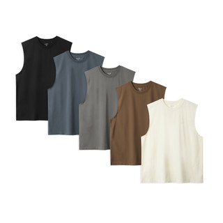 Áo ba lỗ nam Hafos, TANKTOP RELAXED chất liệu cotton, thoáng mát, thấm hút mồ hôi, trẻ trung.